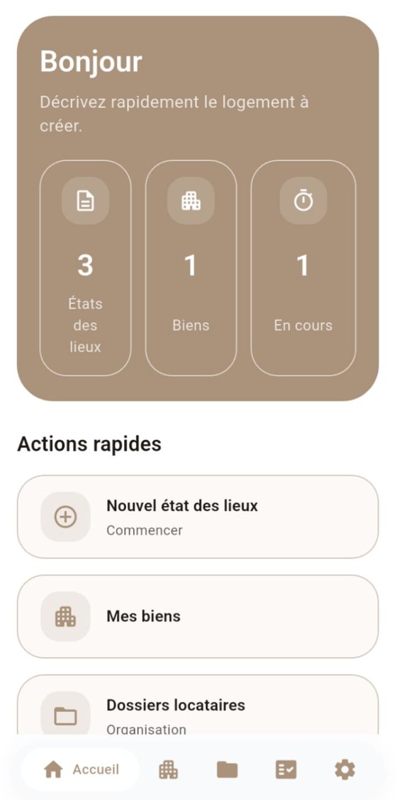 Interface de l'application LocaPin